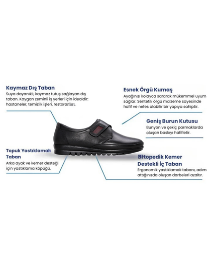 Hakiki Deri Kadın Casual Ayakkabı (CW-09)